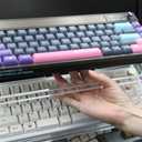 Bright Stone Acrylic Keyboard Display Stand,Mechanical Keyboard Storage Rack,Multilayer Acrylic Organizer,Desktop Shelf Holder for Customized Keyboard (5 Tiers,Short)