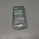 LEVSOX Cotton Compression Socks for Women&Men 20-30mmHg Knee High Cute Support Sock for Nurses Pregnancy Travel (2 Pairs-Black)