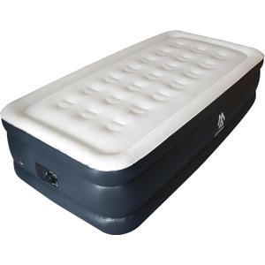 Queen Air Mattress with Built in Pump, 20" Blow Up Bed, Double-Height Non-Slip Bottom Mattress, Durable & Waterproof Air Bed for Guests Home Camping