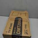 Rolling TV Stand with Power Outlet, Mobile TV Carts for 23-55 60 Inch TVs Curved/Flat Screen up to 88 lbs,Tilt Height Adjustable Portable TV Stand with wheels for Home Office,Max VESA 400x400mm