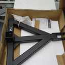 Tow Hitch 2 Inch, 3 Point Trailer Hitch for Category 1, 3 Pt Tractor Heavy Duty Quick Hitch Drawbar Adapter for John Deere, Kubota, Kioti, Yanmar, Cat, NorTrac, BX, LM25H, WLM Tractor, Black