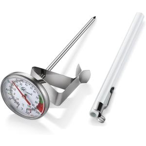 KT THERMO Instand Read 2-Inch Dial Thermometer,Best for The Coffee Drinks,Chocolate Milk Foam (0~220)