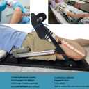 Upgrade Knee Glide for Knee Replacement Recovery Aids Kit Electric Knee Therapy Exercise Strengthening Equipment for PCL ACL MCL Knee Surgery Before and After,FSA/HSA Eligible 2 Black