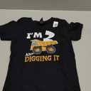 Two 2th Birthday Cool Construction Truck Boy 2 Years Old T-Shirt, Size: 2T