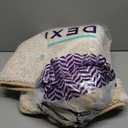 DEXI Bathroom Rug Mat 17x30, Soft and Absorbent Marble Bath Mats for Bathroom, Non Slip Machine Washable Bathmat for Shower Floor, Tub, Sink, Beige