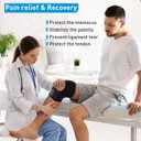Knee Brace for Knee Pain Women and Men Patellar Tendon Support Strap,Adjustable Neoprene Knee Support Stabilizer for Meniscus Tear,Arthritis,Tendonitis, MCL, ACL,Injuries,Relief,Running,Workout,Sports, S