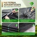Land Guard 4ft x 300ft Weed Barrier Fabric Heavy Dusty, Ground Cover, Weed Mat, Woven Landscape Fabric for Garden, Lawn and Outdoor Project