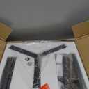 Gadroad Round End Table with Storage Shelf, 2 Tier Farmhouse Side Table Nightstand for Living Room, Bedroom, Wood Tabletop & Black Metal Frame, Brown 15.7 * 15.7 * 23.0inches