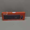 Wireless Keyboard and Mouse Combo, Full Size Keyboard and Mouse, Long Battery Life, Optical Mouse, 2.4G Lag-Free Cordless Mice Keyboard Set Ultra Slim Design for Computer, Laptop, PC, Mac, Windows