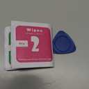 immoenuc Glass Mouse Skates 0.6mm Ultra-Thin Hexagon Feet for Gaming Mice 8-Piece Replacement Universal Compatibility with Logitech/Razer/SteelSeries Ultra-Smooth GlidingPrinting Black