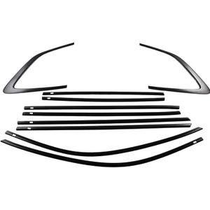 for Honda CR-V CRV 2023-2024 Glossy Black Window Trim Without Middle Pillar Cover Trim