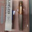 Finishing Touch Flawless Brows Eyebrow Hair Remover for Women, Electric Eyebrow Razor for Women with LED Light for Instant and Painless Hair Removal