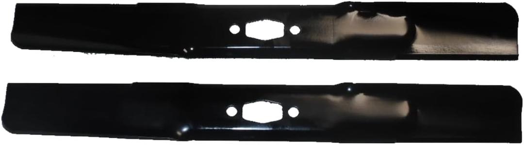 2Pk 742P05528 Blades Compatible with 42" Craftsman, Cub Cadet, MTD 742-05528, 742P05528, 742-05177, 742P05177 (Compatible with S Center Hole)