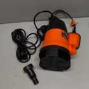 Sump Pump, Prostormer 1HP 3700GPH Submersible Clean/Dirty Water Pump with Automatic Float Switch for Pool, Pond,Garden, Flooded Cellar, Aquarium and Irrigation (Orange)