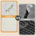 16'x16'x16' Triangle Sun Shade Sail, Permeable Shade Sails HDPE UV Block Sunshade Outdoor Patio Canopy Sun Cover for Backyard, Garden, Porch, Cream