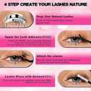 Lash Cluster Glue Set - 150H Strong Hold Waterproof Adhesive Eyelash Glue,Bond & Seal 2x5ml+5ml + 1x0.24oz Lash Glue for DIY Cluster Lashes, Home Use, Beginners & Pros (White, 3-Pack)