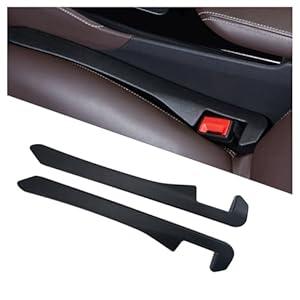 2PCS Car Seat Gap Filler Organizer,Multifunctional Car Gap Filler Organizer Storages Phone Key Avoids Things Falling,Universal Car Blocker Between Seats Cars Accessories (Black)