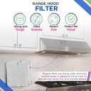 Bagean Stove Hood Vent Filter 11.60 x 11.22 BPQTAF S99010316 Compatible with Broan Range Hood Filter Replacement - Aluminum Mesh Kitchen Overhead Fan Screen - Blocks Grease & Filters Oven Air (2-Pk)