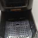 Chefman Air Fryer 4-in-1 Slim 3.5 QT Airfryer, Air Fry, Bake, Dehydrate, Frozen, 450F Max Temp for Extra Crispy Results in Minutes, Nonstick Ceramic Coating, Dishwasher-Safe Accessories - Black, 3.5 Quart