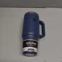 Hydro Flask 40 Oz Clear Lid Travel Tumbler with Straw and Handle - Insulated Stainless Steel in 40 Oz Harbor Blue