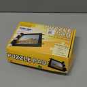 Jigsaw Puzzle Board Roll Up Mats Games Saver Portable Keeper Storage Magic Holder Matt Rollup 2000 1000 500 300 Pieces Accessories Christmas Ideas for Adults Toddler Teens Boys Girls New Home Gifts (Black)