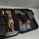 Cordless Mini Polisher,1/1.5/2Inch,DA&RO with 11 Variable Speed 2500-6000 RPM,2 * 2.3Ah Rechargeable Batteries,Car Detailing Micro Polisher