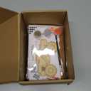 BOIKOKY 12-Pack Pre-Packaged Monster Truck Party Favors for Kids, Wooden Truck Cutouts with Magnets & Painting Kits, Boys' 4th Birthday Decorations & Thank You Gifts for Guests