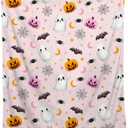 Cute Ghost Pumpkin Blanket - Halloween Decor for Couch, Sofa, Bed, Living Rooms - Ghost Blanket Gifts for Girls & Boys - 30"x40" - Toddlers/Crib Size