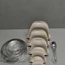 Empanada Maker Press, 6-Inch Extra Large Dumpling Maker Set with Dough Cutter, Dumpling Mold Set for Pierogi, Pastelitos, Calzone, Turnovers, Chinese Dumpling, 5Sizes (6"/5"/4"/3"/2.6") (White)