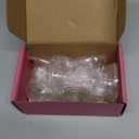 VIS'V Wreath Hanger, Large Suction Cup Wreath Hooks, Heavy Duty, 22 LB Capacity, Removable and Reusable, Clear, 6 Pcs