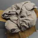 MUXHOMO 7 Pieces King Comforter Set, Soft Bed in a Bag King Size, All Season Bedding Set with Comforter, Flat Sheet, Fitted Sheet, Pillowcases & Shams, Beige