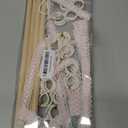 POVETIRE Headband Holder Hair Bows Organizer for Girls, Baby Headbands Hair Accessories Organizer Storage Wall Hanging Decor for Toddler Girls Room (Pink Ribbon)