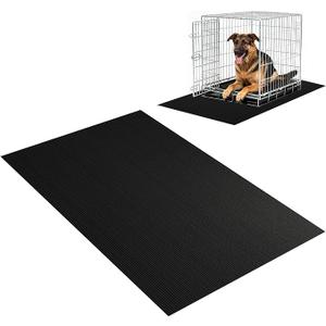 Pet Crate Floor Protection Mat, Mat for Under Dog Crate, 30"x20" Thin Cut to Fit Design Washable Floor Covering Reusable Waterproof Non Slip Rug Whelping Pad for Pet 