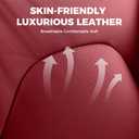 FREESOO Car Seat Covers Front Seats 2PCs,Waterproof Automotive Seat Covers, Leather Cars Interior Covers, Seats Protection Universal fit Babies & Adult (WineRed)