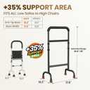 Stand Assist for Chair & Couch - Height Adjustable Mobility Aid for Seniors, Lightweight Aluminum Frame with 450lb Capacity