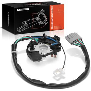 A-Premium Turn Signal Switch Compatible with Ford F-150/F-250/F-350 1985-1991, F-Super Duty 1988-1991/1994-1996, E-150/E-350 Econoline 1985-1989, E-150 Econoline Club Wagon, Bronco, Without Tilt Wheel