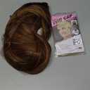 NOSTALGIA Honey Blonde Highlight Straight Lace Front Wig Pre Cut Glueless Synthetic Layered Wig 24 Inch Middle Part Closure Wig For Women Upgraded with Premium Fiber