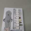 Professional Manicure Pedicure Kit, Cordless Electric Nail File Set, Rechargeable Pedicure Tools for feet, 5 Speeds Hand Foot Care Nail Drill for Thick Nail Toenail Cuticle Women Men Baby Pets (Black)