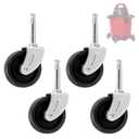 12293 Wet Dry Vacuum Caster Wheel,Compatible with Ridgid, Craftsman, Shop Vac Replacement Parts for Ridgid Shop Vac Parts for Craftsman Wet Dry VAE Parts, Shop Vac Replacement Parts-4 Pack