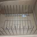 Thirteen Chefs Stainless Steel Cutting Board Rack - Ten 1" Slots fits Baking Sheets, Pans and Lids - Commercial Grade Organizer and NSF Stamped for Restaurants and Kitchens