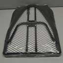 ZOES HOMEWARE Metal Mesh Panel Tabletop Ironing Board | Foldable Iron Board | Heavy Duty Small Iron Board with Heat Resistant Cover and 100% Cotton 8mm Thicken Pad | 31.5"x11.8"x6.2" (Black/Grey)