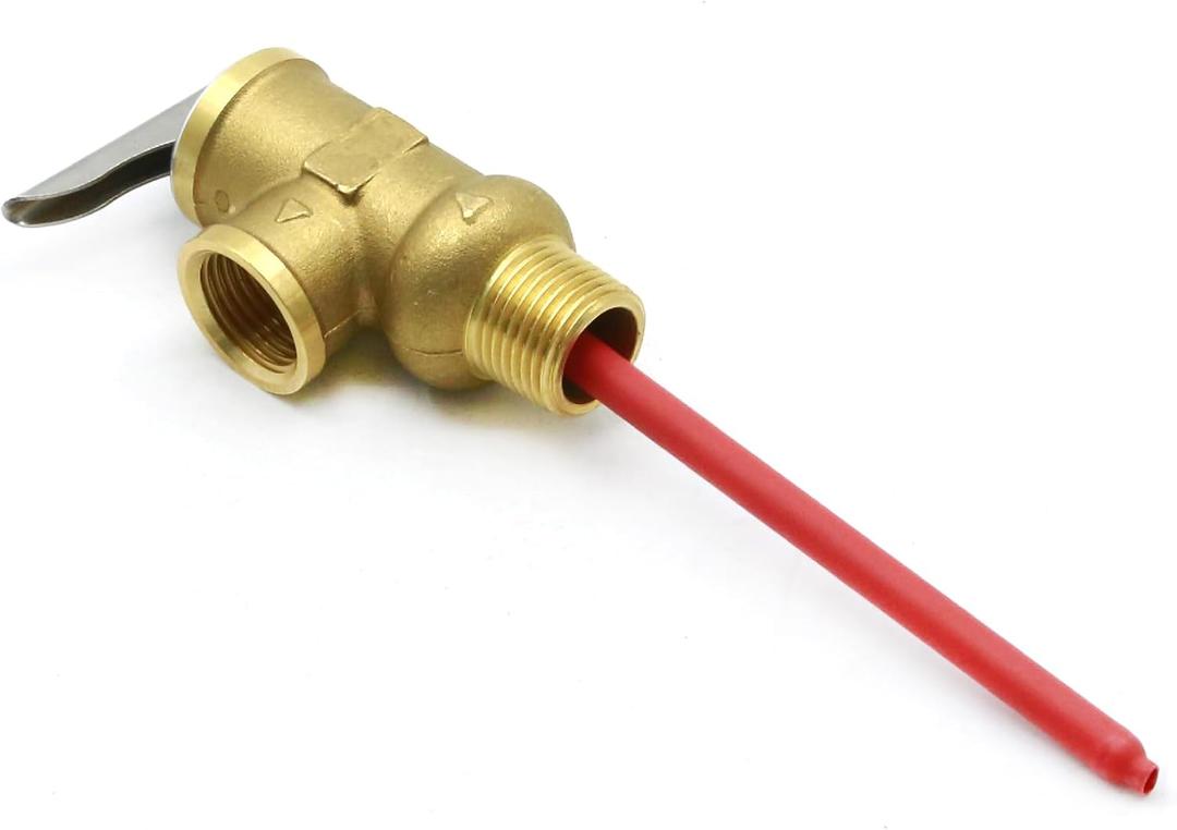 91604 1/2 inch Relief Valve, 150 PSI Temperature and Pressure Relief Valve, Replacement for Camco 10423 G10-1E G10-2E G610-3E G9 G16 GE9 GE16 GEH9 GEH16 RV Electric Water Heaters Valve