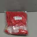 Simmore Decorative Throw Pillow Covers 18x18 Set of 2, Soft Natural Plush Flannel Double-Sided Fluffy Couch Pillow Covers for Sofa Living Room, Red