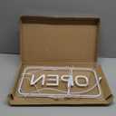 Open Signs for Business, COB Chip LED Neon Open Sign, 16"x 9" Bright Electric Light Up Open Signs with ON/OFF Switch for Bars, Stores, Coffee Shop, Hotel, Window, Outdoor etc. (Yellow White Horizontal)