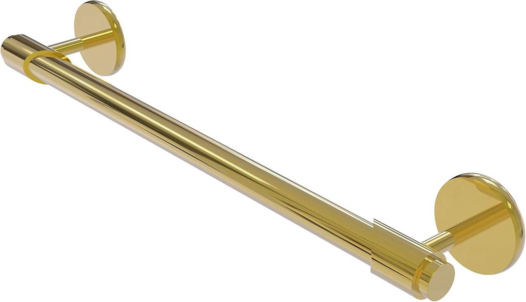 Allied Brass TR-51/18 Tribecca Collection 18 Inch Towel Bar, Color: Polished Brass