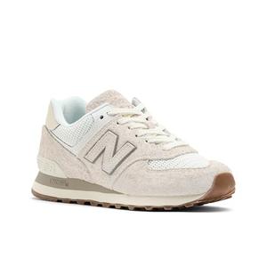 New Balance WL574BEM Womens Hiking Shoe, Sea Salt Off White 001, 8