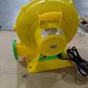 Air Blower, 450W 0.6HP Inflatable Blower, Portable and Powerful Bounce House Blower, 1750Pa Commercial Air Blower Pump Fan, Used for Inflatable Bouncy Castle and Jump Slides, Yellow