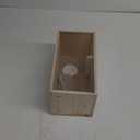 Rypet Parakeet Nesting Box Transparent Design, Thwartwise Bird Nest Breeding Box with Perch Wood Bird Cage House for Cockatiel Lovebirds Budgie Finch Parrotlets Canary XL