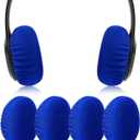 Flex Fabric Earpad Cover Protectors with Stretchable and Washable for Beats Solo 3/2 Wireless/Wired and Other Headphones with 1.57-3.14 Inch Ear Cushions [ 2 Pairs ] (Blue)