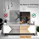 2 x TV Stand for Hisense TV Legs, Base Stand for Hisense 40" 43" Smart TV, for 43H4F 43H4030F 43H4030F1 40H5590F 40H4F 40H3F9 40H4030F1, TV Stand Legs for Hisense with Screws and Instructions